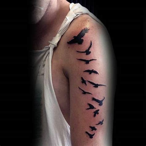 bird silhouette tattoo|More.